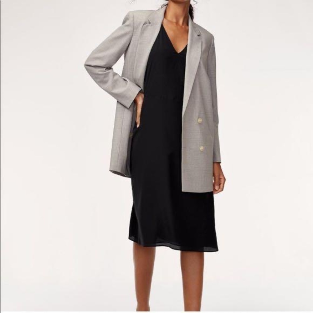 Aritzia Babaton Christos Blazer - Size M - Heather Light Grey